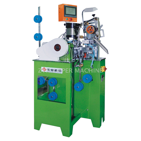 HY-107QJ-A 全自動金屬上止機(jī)（顆粒縱向拉帶式）